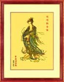 FX005 慈悲观音像金箔画中国佛教协会金陵刻经处珍藏